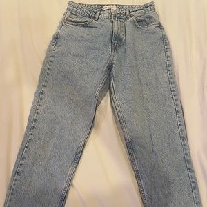 Zara high rise mom jean